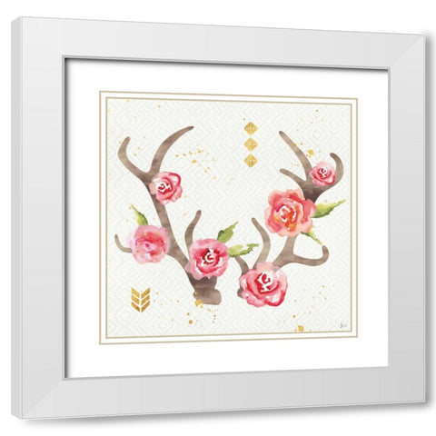 Wild Bohemian III White Modern Wood Framed Art Print with Double Matting by Aiken, Jess