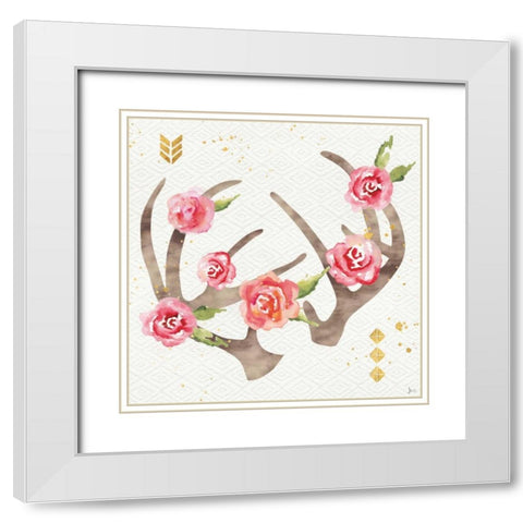 Wild Bohemian IV White Modern Wood Framed Art Print with Double Matting by Aiken, Jess