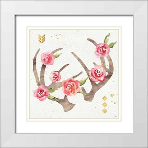 Wild Bohemian IV White Modern Wood Framed Art Print with Double Matting by Aiken, Jess