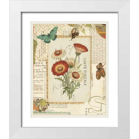 Falling for Fall I White Modern Wood Framed Art Print with Double Matting by Pertiet, Katie
