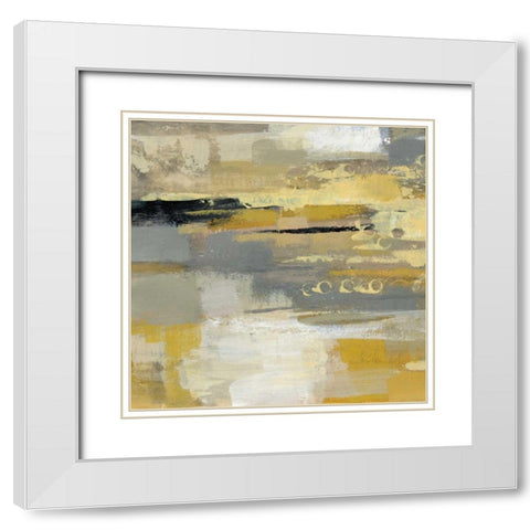 Urban Walkway II White Modern Wood Framed Art Print with Double Matting by Vassileva, Silvia