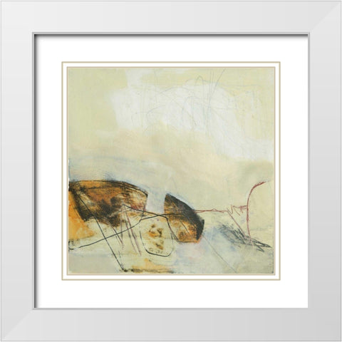 In the Clouds II White Modern Wood Framed Art Print with Double Matting by Davies, Jane
