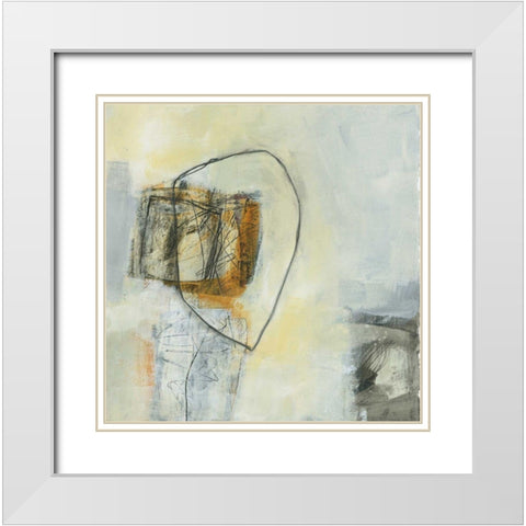 In the Clouds VI White Modern Wood Framed Art Print with Double Matting by Davies, Jane