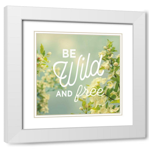 Spring Beauty II Square White Modern Wood Framed Art Print with Double Matting by Schlabach, Sue