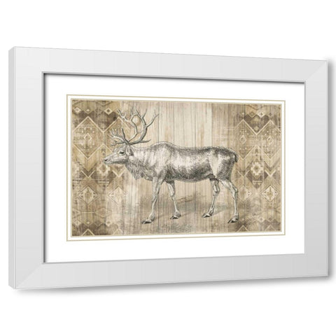 Natural History Lodge IX White Modern Wood Framed Art Print with Double Matting by Wild Apple Portfolio