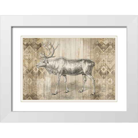 Natural History Lodge IX White Modern Wood Framed Art Print with Double Matting by Wild Apple Portfolio