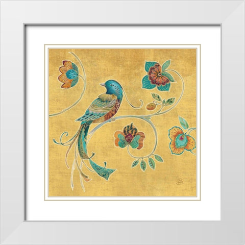 Bohemian Wings I White Modern Wood Framed Art Print with Double Matting by Brissonnet, Daphne