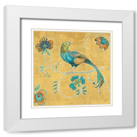 Bohemian Wings II White Modern Wood Framed Art Print with Double Matting by Brissonnet, Daphne