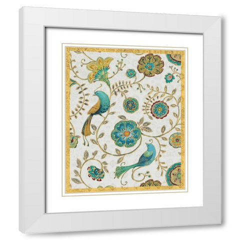 Bohemian Wings III White Modern Wood Framed Art Print with Double Matting by Brissonnet, Daphne