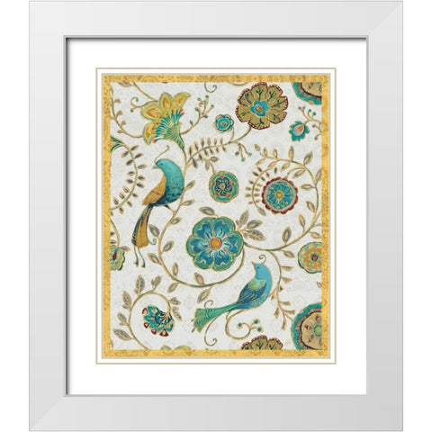 Bohemian Wings III White Modern Wood Framed Art Print with Double Matting by Brissonnet, Daphne