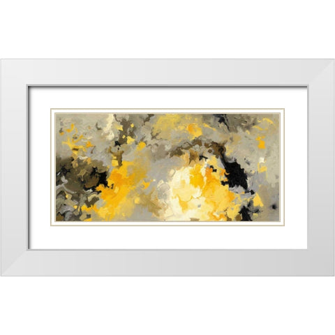 Star Cloud White Modern Wood Framed Art Print with Double Matting by Novak, Shirley