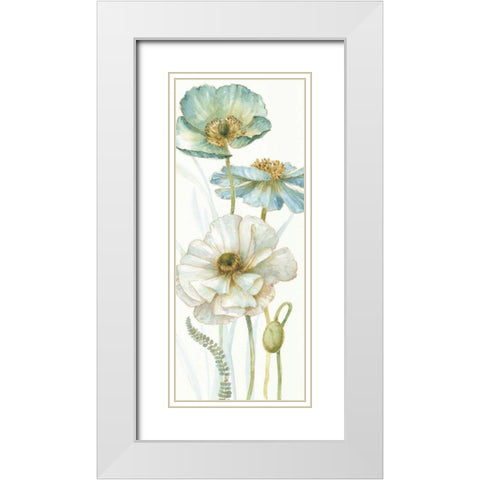 My Greenhouse Flowers VIII White Modern Wood Framed Art Print with Double Matting by Audit, Lisa
