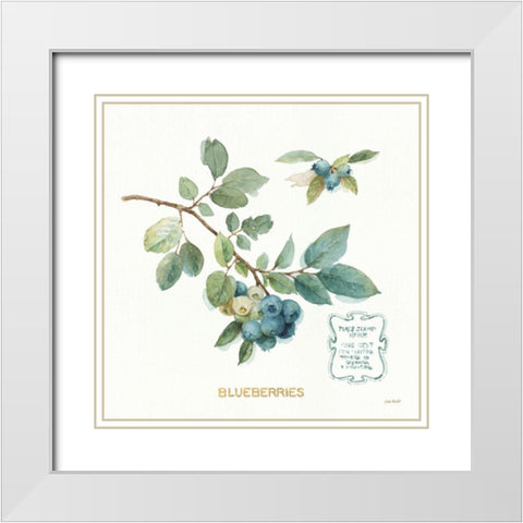 My Greenhouse Fruit II White Modern Wood Framed Art Print with Double Matting by Audit, Lisa