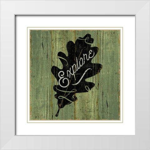 Lake Lodge XII  White Modern Wood Framed Art Print with Double Matting by Schlabach, Sue