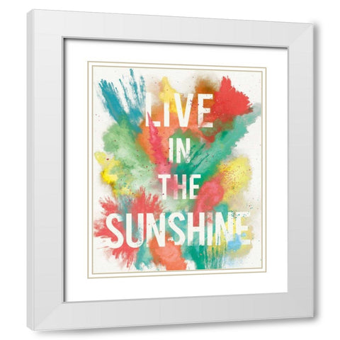 Be Bold II White Modern Wood Framed Art Print with Double Matting by Aiken, Jess