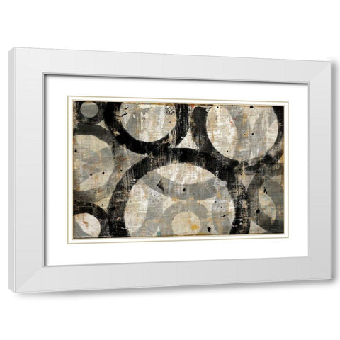 Industrial I White Modern Wood Framed Art Print with Double Matting by Mullan, Michael