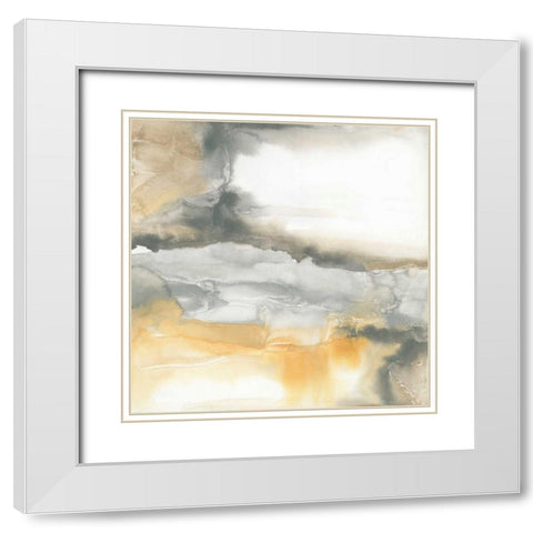 Minerals I White Modern Wood Framed Art Print with Double Matting by Paschke, Chris