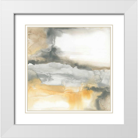 Minerals I White Modern Wood Framed Art Print with Double Matting by Paschke, Chris