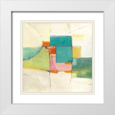 Aero White Modern Wood Framed Art Print with Double Matting by Schick, Mike