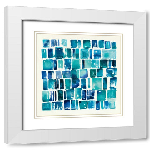 Pas Parfait I White Modern Wood Framed Art Print with Double Matting by Novak, Shirley
