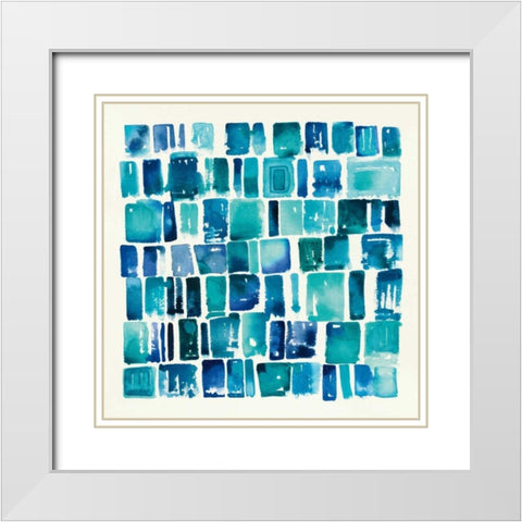 Pas Parfait I White Modern Wood Framed Art Print with Double Matting by Novak, Shirley