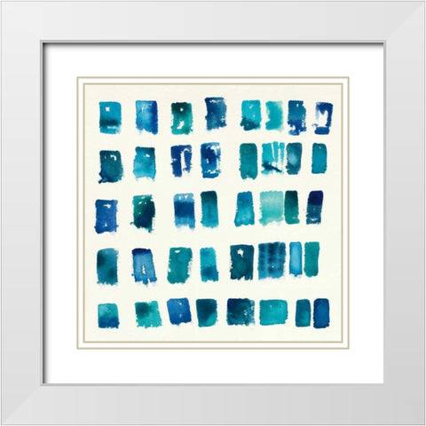 Pas Parfait III White Modern Wood Framed Art Print with Double Matting by Novak, Shirley