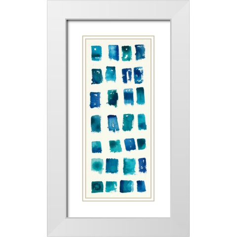 Pas Parfait V White Modern Wood Framed Art Print with Double Matting by Novak, Shirley