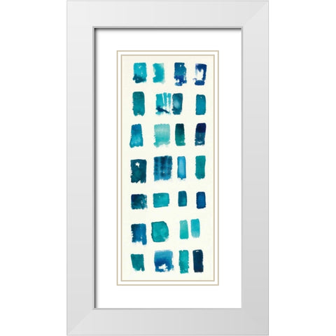 Pas Parfait VI White Modern Wood Framed Art Print with Double Matting by Novak, Shirley