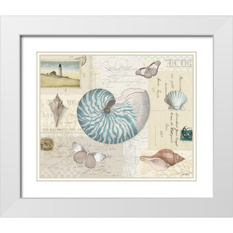 Beach Wonders I White Modern Wood Framed Art Print with Double Matting by Pertiet, Katie