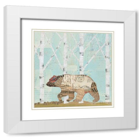 In the Forest II White Modern Wood Framed Art Print with Double Matting by Prahl, Courtney