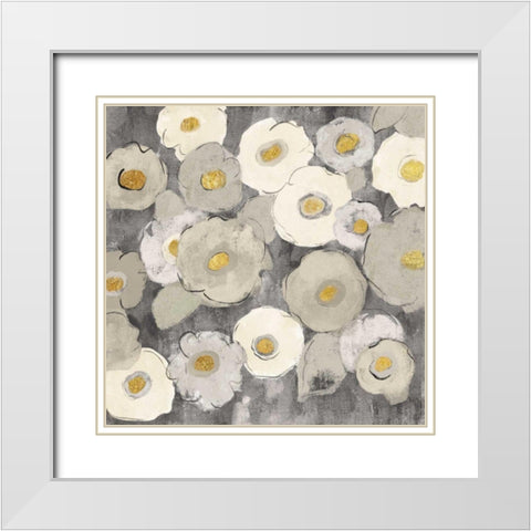 Bohemian Bouquet III Neutral White Modern Wood Framed Art Print with Double Matting by Vassileva, Silvia