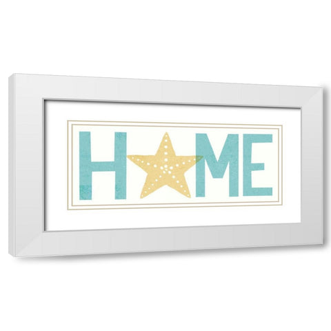 Under Sea Treasures Home White Modern Wood Framed Art Print with Double Matting by Mullan, Michael