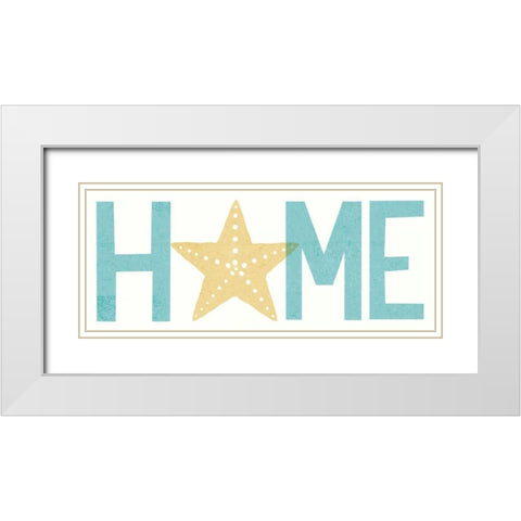 Under Sea Treasures Home White Modern Wood Framed Art Print with Double Matting by Mullan, Michael