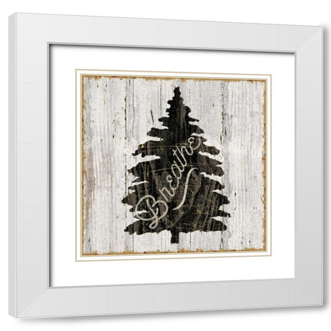 Lake Lodge X Neutral White Modern Wood Framed Art Print with Double Matting by Schlabach, Sue