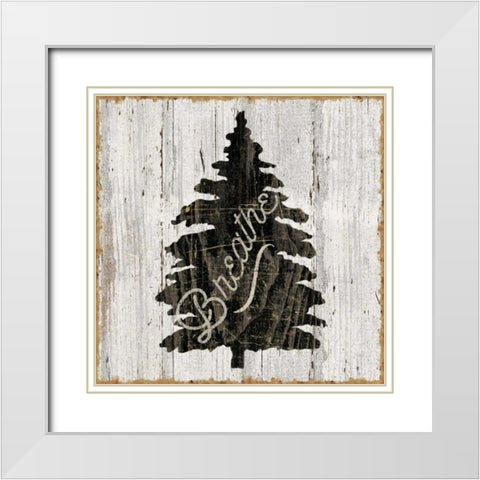 Lake Lodge X Neutral White Modern Wood Framed Art Print with Double Matting by Schlabach, Sue