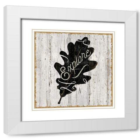 Lake Lodge XII Neutral White Modern Wood Framed Art Print with Double Matting by Schlabach, Sue