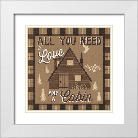 The Great Outdoors III White Modern Wood Framed Art Print with Double Matting by Marshall, Laura