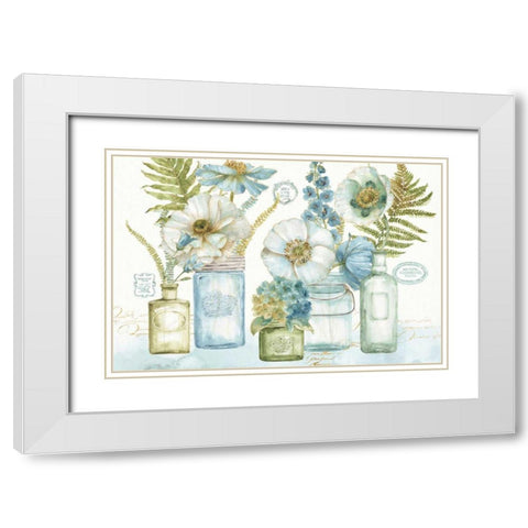 My Greenhouse Bouquet I White Modern Wood Framed Art Print with Double Matting by Audit, Lisa