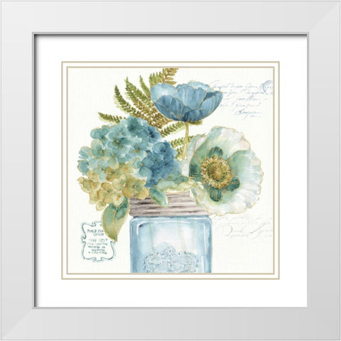My Greenhouse Bouquet III White Modern Wood Framed Art Print with Double Matting by Audit, Lisa