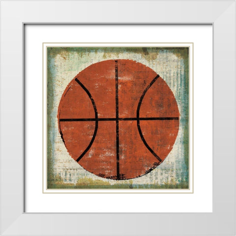 Ball II on Ivory White Modern Wood Framed Art Print with Double Matting by Mullan, Michael