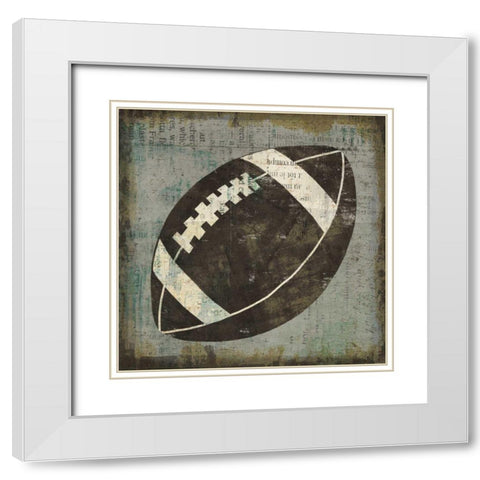 Ball III on Gray White Modern Wood Framed Art Print with Double Matting by Mullan, Michael