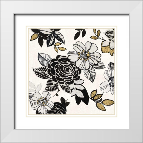 Dream Garden III White Modern Wood Framed Art Print with Double Matting by Wild Apple Portfolio