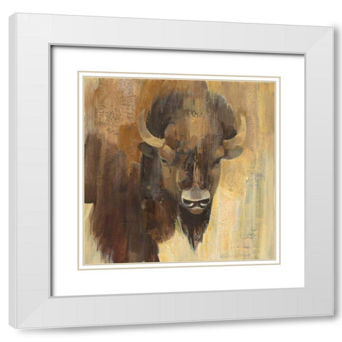 Into the Wild I White Modern Wood Framed Art Print with Double Matting by Hristova, Albena