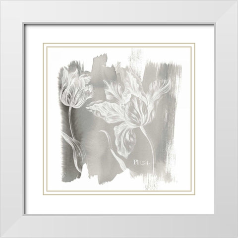 Water Wash I Neutral White Modern Wood Framed Art Print with Double Matting by Schlabach, Sue