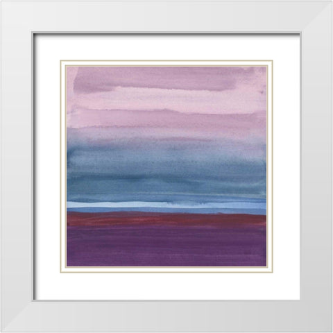 Grounded II White Modern Wood Framed Art Print with Double Matting by Paschke, Chris
