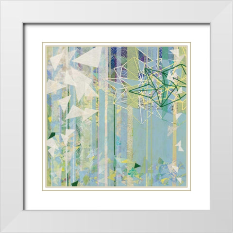 Hanging Around I White Modern Wood Framed Art Print with Double Matting by Ferguson, Kathy