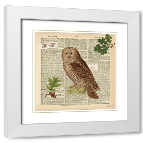 Lodge Collage I White Modern Wood Framed Art Print with Double Matting by Pertiet, Katie