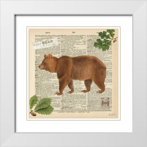 Lodge Collage II White Modern Wood Framed Art Print with Double Matting by Pertiet, Katie