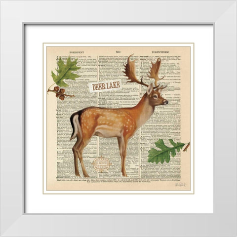 Lodge Collage III White Modern Wood Framed Art Print with Double Matting by Pertiet, Katie
