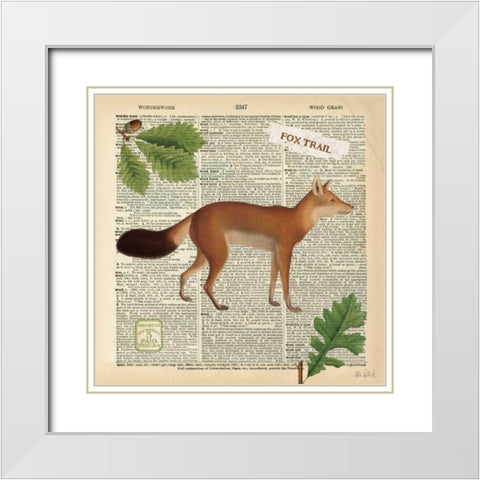 Lodge Collage IV White Modern Wood Framed Art Print with Double Matting by Pertiet, Katie